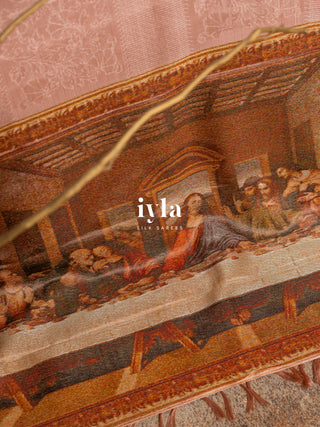 The Leonardo da Vinci’s Last Supper Kanjeevaram
