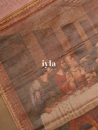The Leonardo da Vinci’s Last Supper Kanjeevaram