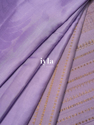The Kalamkari Peacock in Lavender Pearl - Breeze Edit