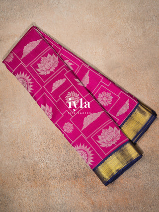 The Daydream Theory Silk Saree in Pink Obsession