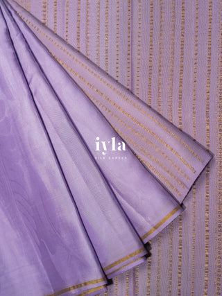 The Kalamkari Peacock in Lavender Pearl - Breeze Edit