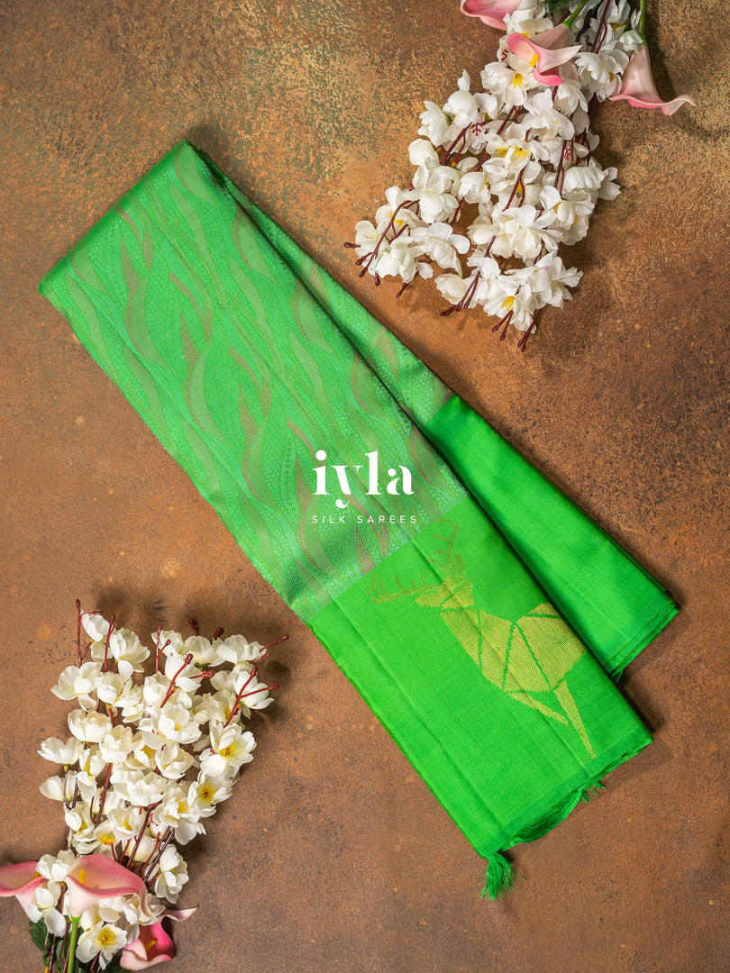 The Indian Sambar Deer Kanjeevaram in Kelly Green