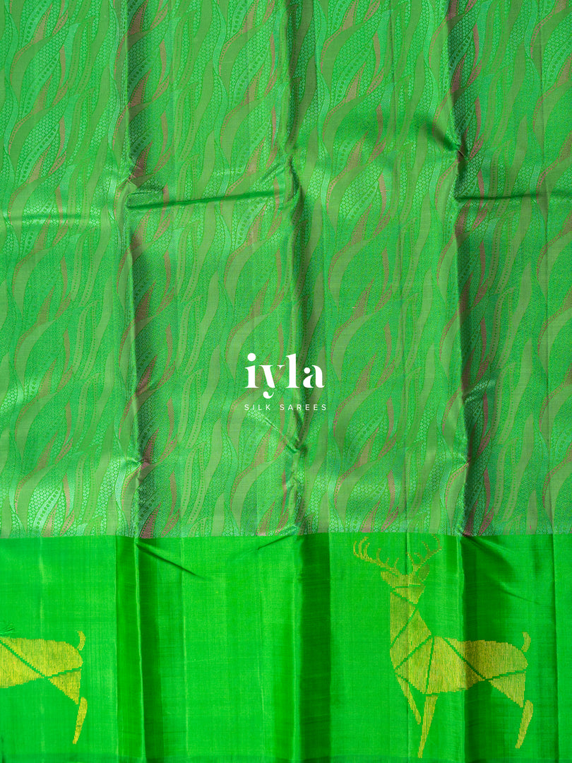 The Indian Sambar Deer Kanjeevaram in Kelly Green