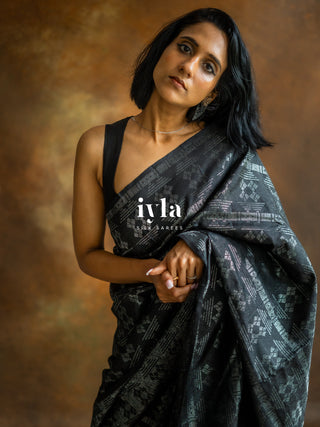 The Black Diamond Glow Kanjeevaram