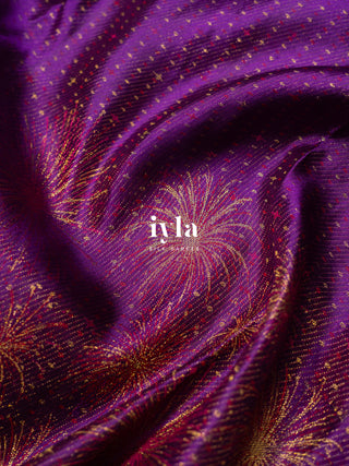 The Obsidian Purple Fireworks Celebration Kanjeevaram