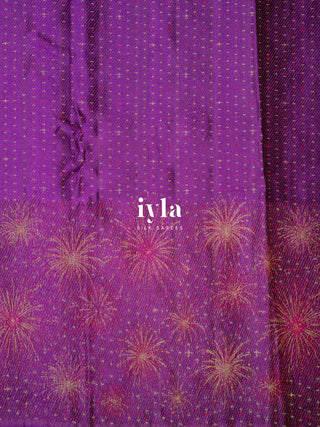 The Obsidian Purple Fireworks Celebration Kanjeevaram