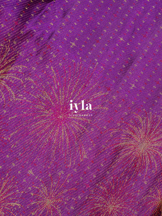 The Obsidian Purple Fireworks Celebration Kanjeevaram