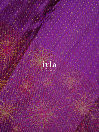The Obsidian Purple Fireworks Celebration Kanjeevaram