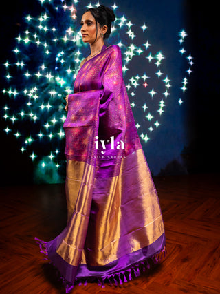The Obsidian Purple Fireworks Celebration Kanjeevaram