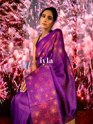The Obsidian Purple Fireworks Celebration Kanjeevaram