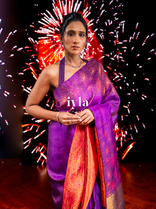 The Obsidian Purple Fireworks Celebration Kanjeevaram