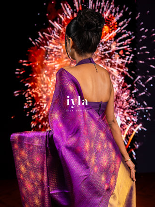 The Obsidian Purple Fireworks Celebration Kanjeevaram