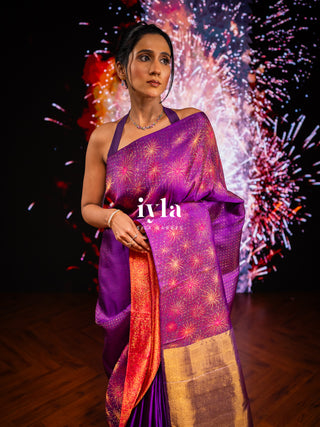 The Obsidian Purple Fireworks Celebration Kanjeevaram