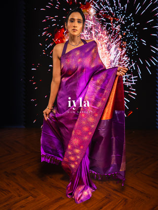 The Obsidian Purple Fireworks Celebration Kanjeevaram