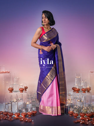 The Diya Firelit Color Burst Kanjeevaram