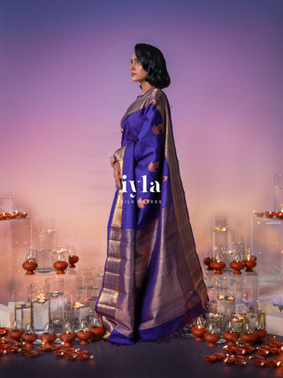 The Diya Firelit Color Burst Kanjeevaram