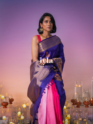 The Diya Firelit Color Burst Kanjeevaram