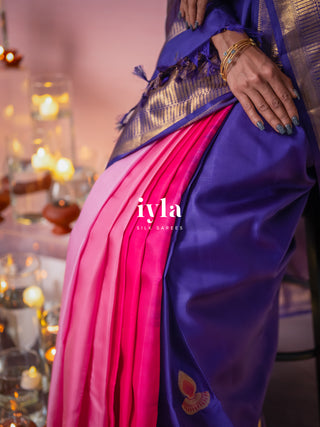 The Diya Firelit Color Burst Kanjeevaram