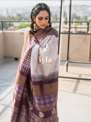 The Signature Madras Plaids x Dahlia Kanjeevaram