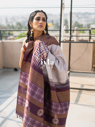 The Signature Madras Plaids x Dahlia Kanjeevaram