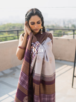 The Signature Madras Plaids x Dahlia Kanjeevaram