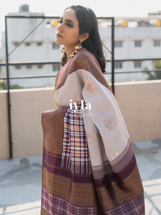 The Signature Madras Plaids x Dahlia Kanjeevaram