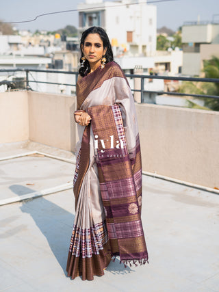 The Signature Madras Plaids x Dahlia Kanjeevaram