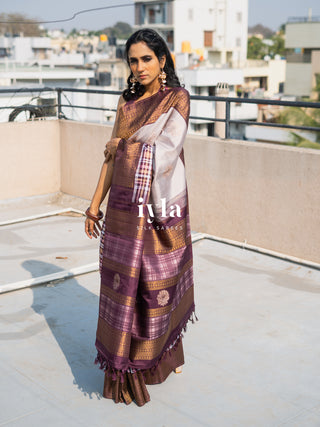 The Signature Madras Plaids x Dahlia Kanjeevaram