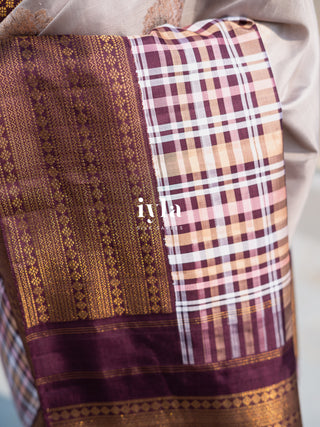 The Signature Madras Plaids x Dahlia Kanjeevaram