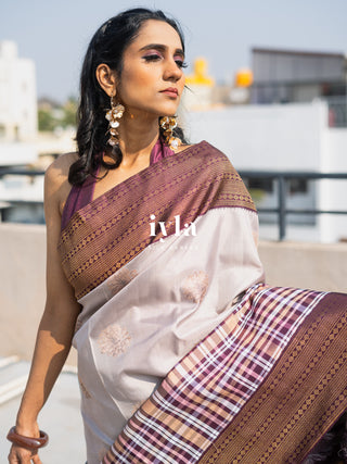 The Signature Madras Plaids x Dahlia Kanjeevaram