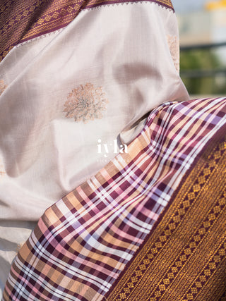 The Signature Madras Plaids x Dahlia Kanjeevaram