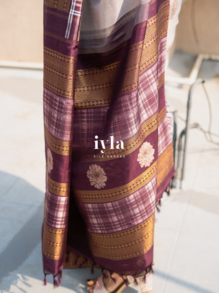 The Signature Madras Plaids x Dahlia Kanjeevaram