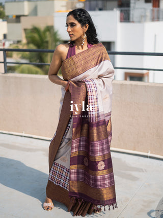 The Signature Madras Plaids x Dahlia Kanjeevaram