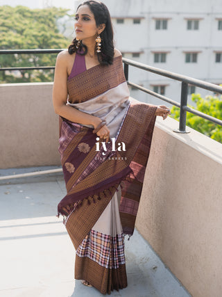 The Signature Madras Plaids x Dahlia Kanjeevaram