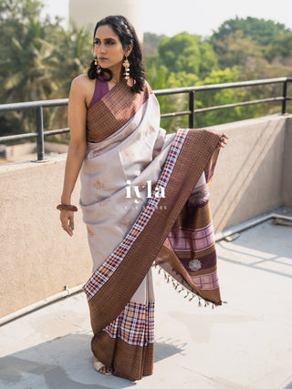 The Signature Madras Plaids x Dahlia Kanjeevaram