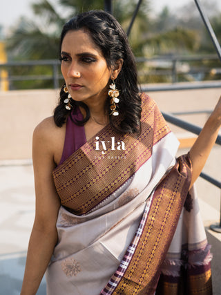 The Signature Madras Plaids x Dahlia Kanjeevaram