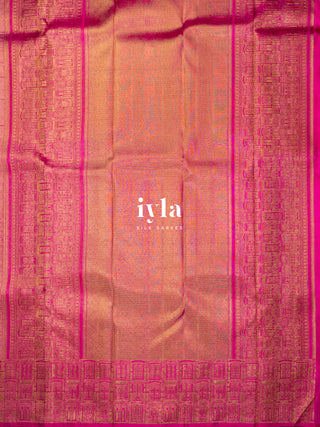 The Dreamy Doors of Europe Kanjeevaram in Hot Pink