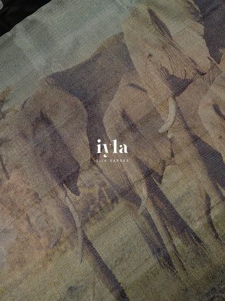 The Beyond Legacy - Elephant Glory Kanjeevaram in Pure Gold Zari