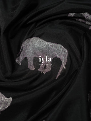 The Beyond Legacy - Elephant Glory Kanjeevaram in Pure Gold Zari