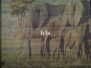 The Beyond Legacy - Elephant Glory Kanjeevaram in Pure Gold Zari