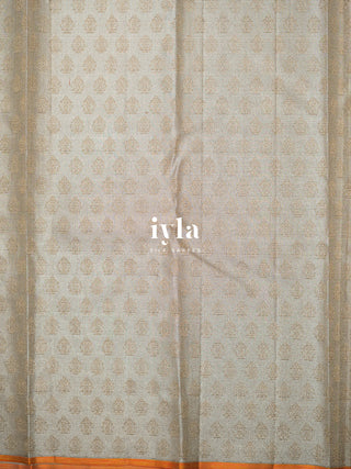 The Elephant in Power Plaid Kanjeevaram