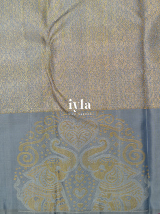 The Barbie Pink Elephants in Love Kanjeevaram