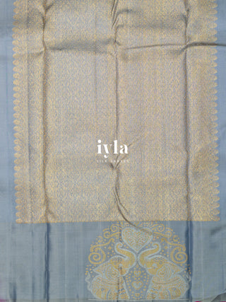 The Barbie Pink Elephants in Love Kanjeevaram