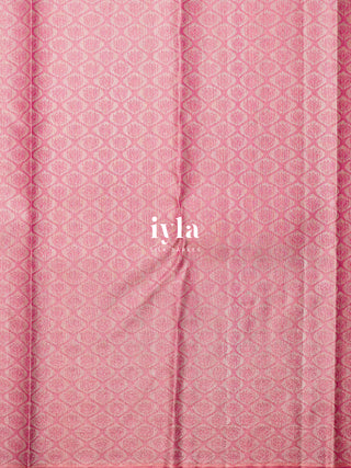 The English Rose Kanjeevaram Dipped in Silver