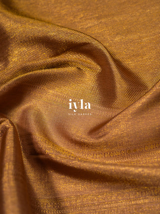 The Aura of Identity Kanjeevaram in Champagne Beige