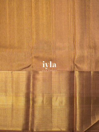The Aura of Identity Kanjeevaram in Champagne Beige