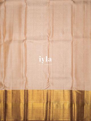 The Aura of Identity Kanjeevaram in Champagne Beige