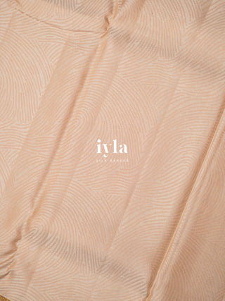 The Aura of Identity Kanjeevaram in Champagne Beige