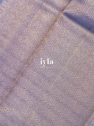 The Fluffy-Cloud Color Burst Kanjeevaram in Tropical Indigo