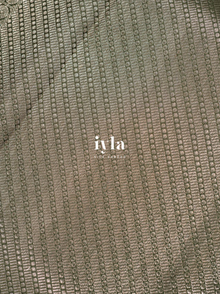 The Woodland Pine Green Lotus Weave Kanjeevaram